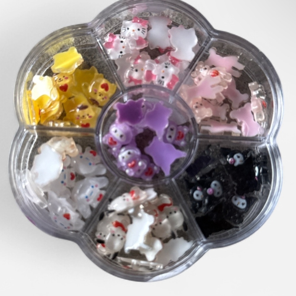 Sanrio 3D hello kitty and friends - Yellow, Pink, Purple, Black, White